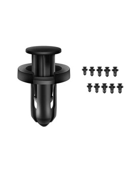 Nansure Hole Retainer Clips Plastic Drive Rivets Mud Flaps Bumper Fender Push Clips Mud Flaps Pop Rivet Compatible With Tesla Model Y