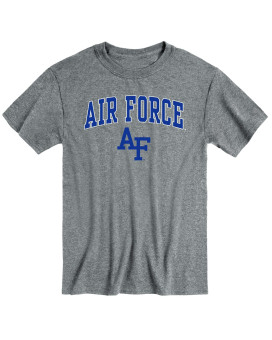 Barnesmith United States Air Force Academy Usaf Falcons Short-Sleeve T-Shirt, Spirit, Charcoal Grey, Small