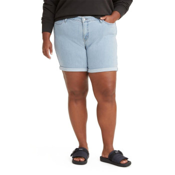 Levis Womens Plus-Size Shorts, Lapis Outsider-Medium Indigo, 36