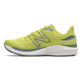 New Balance Mens Fresh Foam X 860 V12 Running Shoe, Sulphur Yellowocean Grey, 10 M