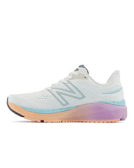 New Balance Womens Fresh Foam X 860 V12 Running Shoe, Whiteblue Chill, 85 M