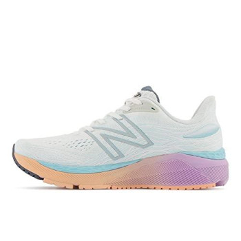 New Balance Womens Fresh Foam X 860 V12 Running Shoe, Whiteblue Chill, 85 M