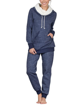 Pajamagram Petite Pajamas For Women - Womens Petite Pajama Sets, Navy, Lgp