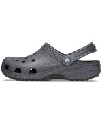 Crocs Unisex-Adult Classic Sparkly Clogs  Metallic And Glitter Shoes For Women, Black, 15 Women13 Men