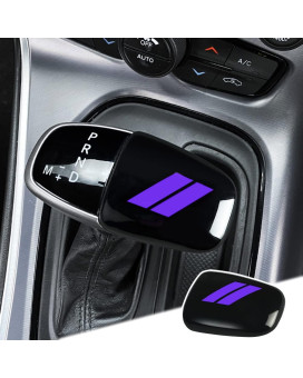 Auovo Gear Shift Knob Trim For Charger Accessories Challenger 2015-2023 Durango 2016-2023 Abs Interior Decoration Gear Shifter Cover (Purple)