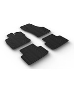 Gledring Gl 0851 Set Of Rubber Mats For Cupra Formentor 2020 (T Profile 4 Pieces + Mounting Clips) Black