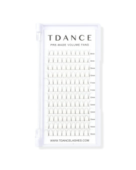 Tdance Eyelash Extensions 4D Superior Lash Extensions Premade Fans Russion Volume Fans C Curl 007 Thickness Short Stem 8-15Mm Mixed Length(Short Stem,4D-007-C,8-15Mm)