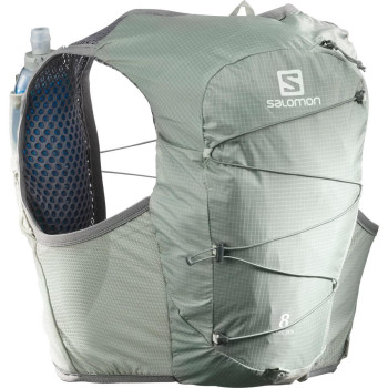 Salomon Unisex Active Skin 8 Set Wrought Ironsedona Sage, M