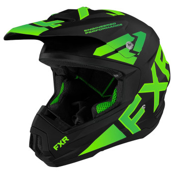 Fxr 2022 Torque Team Helmet (X-Small) (Blacklime)