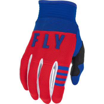 Fly Racing 2022 Adult F-16 Gloves (Redwhiteblue, Medium)