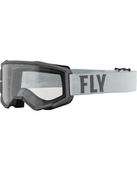 Fly Racing Focus Goggles (Greydark Grey, Adult)