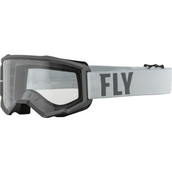 Fly Racing Focus Goggles (Greydark Grey, Adult)