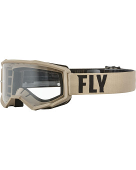 Fly Racing Focus Goggles (Khakibrown, Adult)