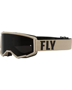 Fly Racing Focus Sand Goggles (Khakibrown Dark Smoke Lens)