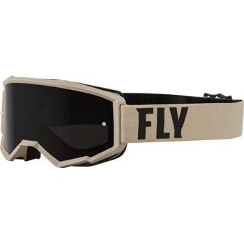 Fly Racing Focus Sand Goggles (Khakibrown Dark Smoke Lens)