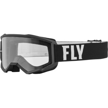 Fly Racing Youth Focus Goggles (Blackwhite, Youth)