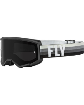 Fly Racing Youth Zone Goggles (Blackgrey Wdark Smoke Lens)