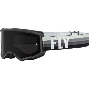 Fly Racing Youth Zone Goggles (Blackgrey Wdark Smoke Lens)