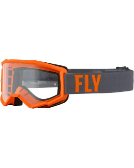 Fly Racing Youth Focus Goggles (Greyorange, Youth)