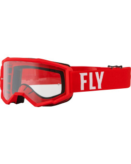 Fly Racing Focus Goggles (Redwhite, Adult)