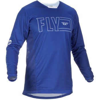 Fly Racing 2022 Adult Kinetic Fuel Jersey (Bluewhite, Large)