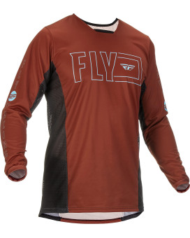 Fly Racing 2022 Adult Kinetic Fuel Jersey (Rustblack, Small)