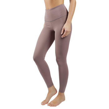 90 Degree By Reflex High Waist Squat Proof Ankle Length Interlink Leggings - Deep Mocha - M