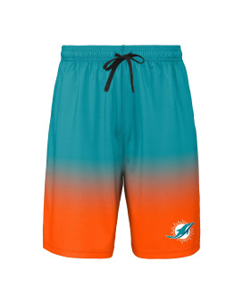 Miami Dolphins Nfl Mens Game Ready Gradient Training Short - Xxl