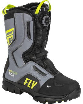 Fly Racing 2022 Marker Boa Boot (Blackgreyhi-Vis, 12)