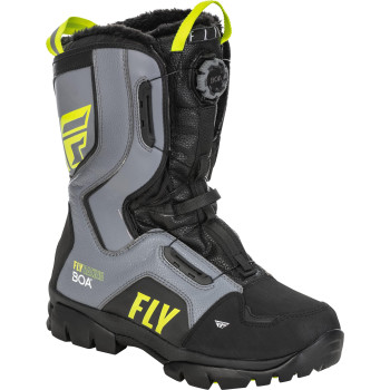 Fly Racing 2022 Marker Boa Boot (Blackgreyhi-Vis, 12)