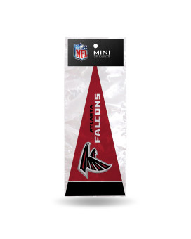 Rico Industries Nfl Atlanta Falcons 8-Piece 4-Inch By 9-Inch Classic Mini Pennant Dacor Set