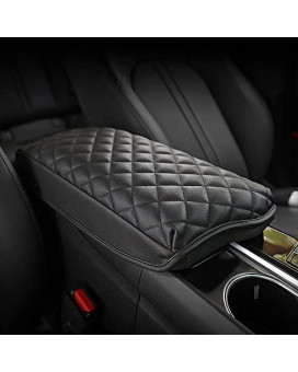 Kmmotors Sonata(2020-2023) Center Console Cover, Armrest Cushion, Console Protector, Sonata Accessories (Sonata, Black)