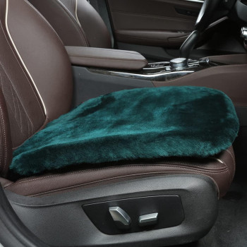 Llb Genuine Sheepskin Car Seat Cushion, Comfort Auto Seat Pad, Fluffy Soft Real Wool, Warm Office Chair Car Mat With Non-Slip Backing Universal Fit,192 X 192 Inches (Purple, Front Seat Cushion-1 Pc)