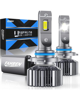 Fahren Ursprung 9006Hb4 Led Headlight Bulbs, 14000 Lumens 6500K Cool White Super Bright Led Headlights Conversion Kit Ip68 Waterproof, Pack Of 2