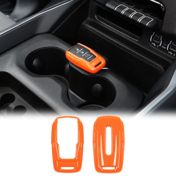 Sqqp Abs Key Fob Cover For 2019 2020 2021 Dodge Ram 1500 2500 3500, Key Fob Shell Protector Shell Keyless Remote Control Smart Key Holder(Orange)