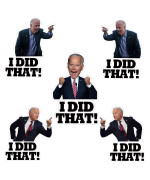 200 Pcs I Did That Biden Stickers, Biden I Did That Stickers, Funny I Did That Stickers, Mixed 5 Different Patterns, 2