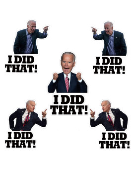 200 Pcs I Did That Biden Stickers, Biden I Did That Stickers, Funny I Did That Stickers, Mixed 5 Different Patterns, 2