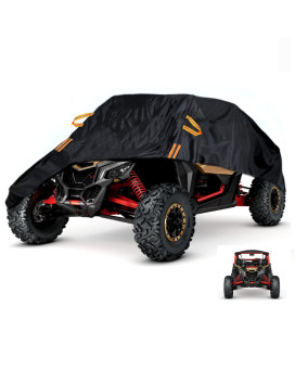 Utv X3 Cover Waterproof Heavy Duty Oxford Cloth All Weather Protection Covers For Can-Am Maverick X3 Xmr Xrc Mr Rx Ds Rs Rc Turbo R 900 Ho Polaris Rzr Xp Turbo S Utv Accessories, 2-3 Seater
