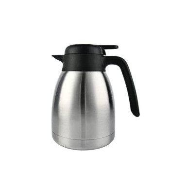 Heritage66 Stainless Steel Thermal Coffee Carafe Triple Layer Thermal Vacuum Insulated 12 Hours Heat Retention24 Hours Cold Retention 1 Liter Tea, Water, And Coffee Dispenser