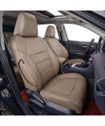 Ekr Custom Fit Rav4 Car Seat Covers For Select Toyota Rav4 2019 2020 2021 2022 2023 Le,Xle,Xle Premium,Limited - Full Set,Leather(Sand Beige)