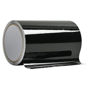 Happy Kreits Hz4007 Car Wrapping Film, Tape-Type, 5.9 Inches (15 Cm) Width X 13.0 Ft (6 M), Gloss Black