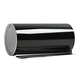 Happy Kreits Hz4008 Car Wrapping Film, Tape-Type, 7.9 Inches (20 Cm) Width X 13.0 Ft (6 M), Gloss Black