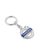 Cjzy Car Logo Keyring 3D Chrome Metal Alloy Keychain Gifts Fit Car Accessories (Fit Volvo)