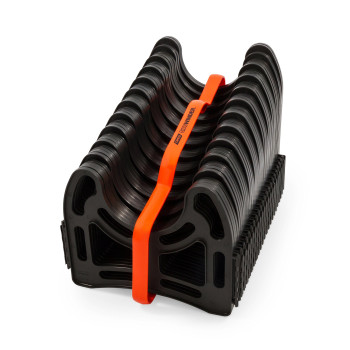 Camco Sidewinder Rv Sewer Hose Support Made From Sturdy Lightweight Plastic Curve Around Obstacles And Wont Creep Closed 20 Feet, Black (43052)