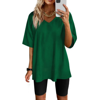 Sweat Suits For Women 2 Piece Summer Outfits Tracksuits Women V Neck Green S