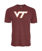 Virginia Tech Hokies Tri-Blend T-Shirt Vintage Icon Team Color, Small