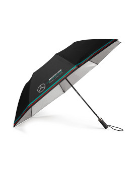 Mercedes Amg Petronas Formula One Team - Official Formula 1 Merchandise - Compact Umbrella - Black - One Size