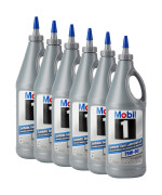 Mobil1 1043611 Full Synthetic Gear Lubricant, 75W-90 Quart 6 Pk