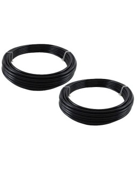 Mytee Products (2 Pack) Air Line 14 Od X 100 Black Sae J844 Nylon Air Brake Tubing Dot Approved