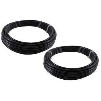 Mytee Products (2 Pack) Air Line 14 Od X 100 Black Sae J844 Nylon Air Brake Tubing Dot Approved